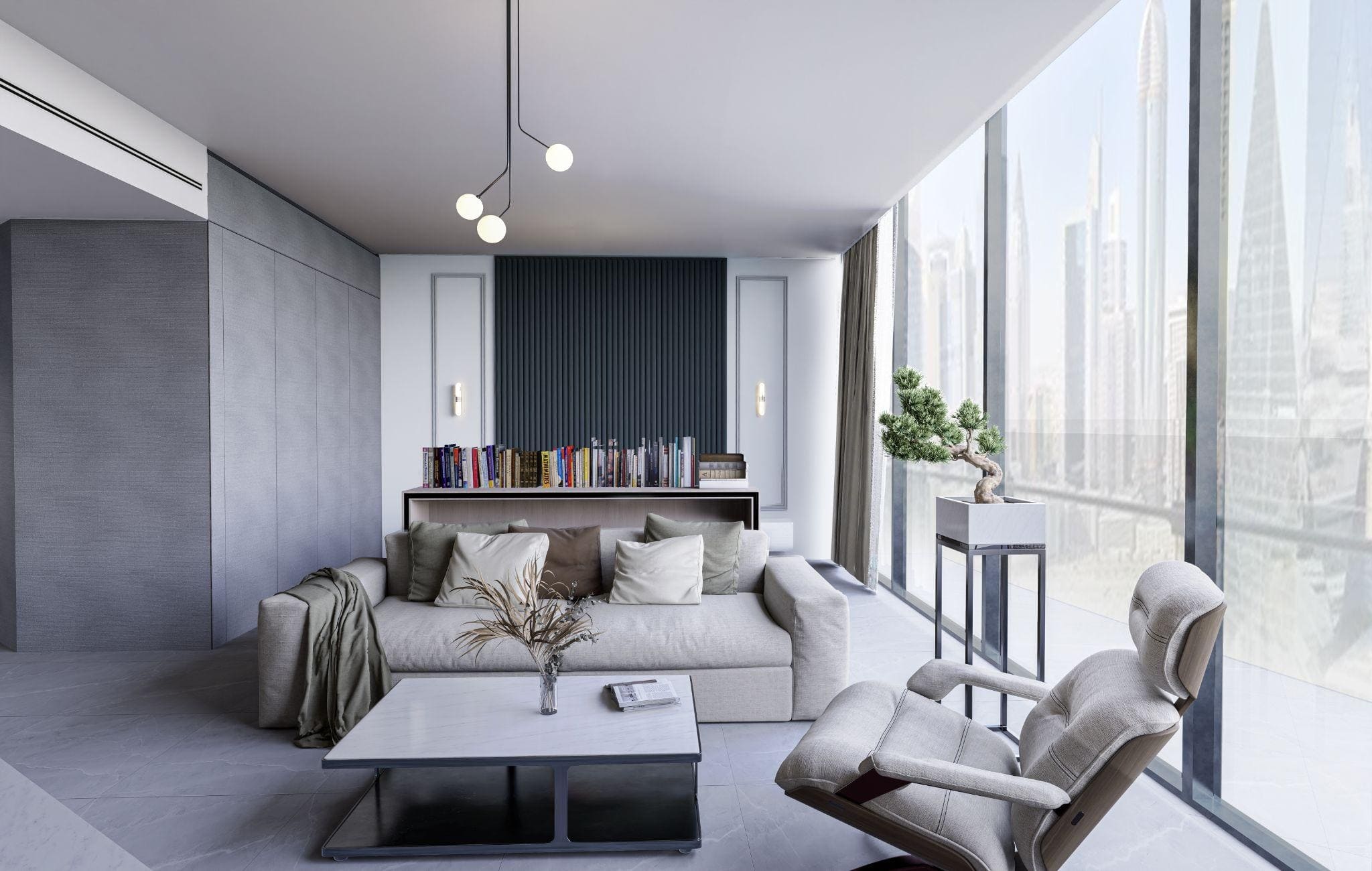 Sky Gardens by Al Mazaya Holding Company, image 5 of 18. Render supplied by developer.
