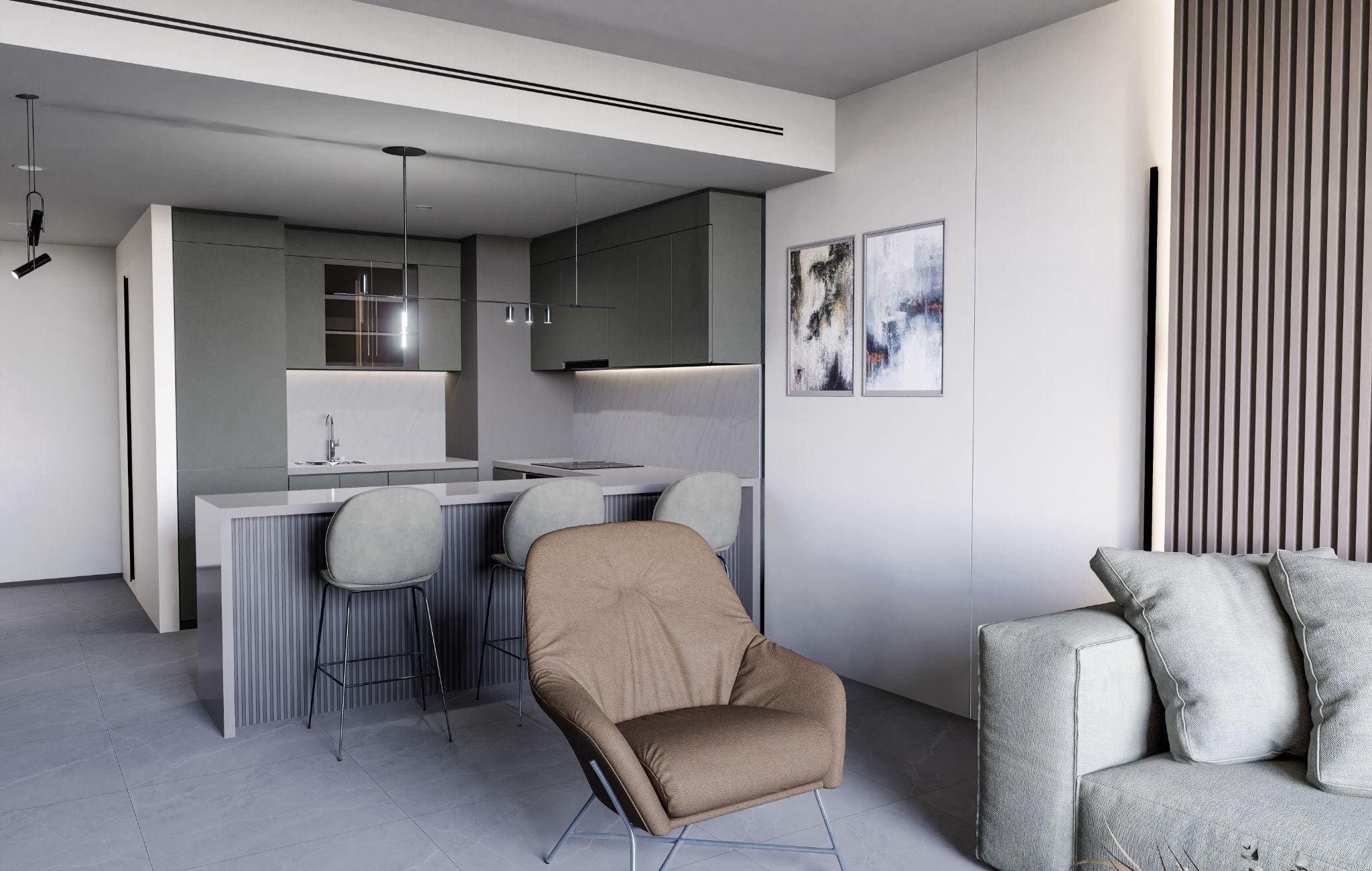 Sky Gardens by Al Mazaya Holding Company, image 7 of 18. Render supplied by developer.