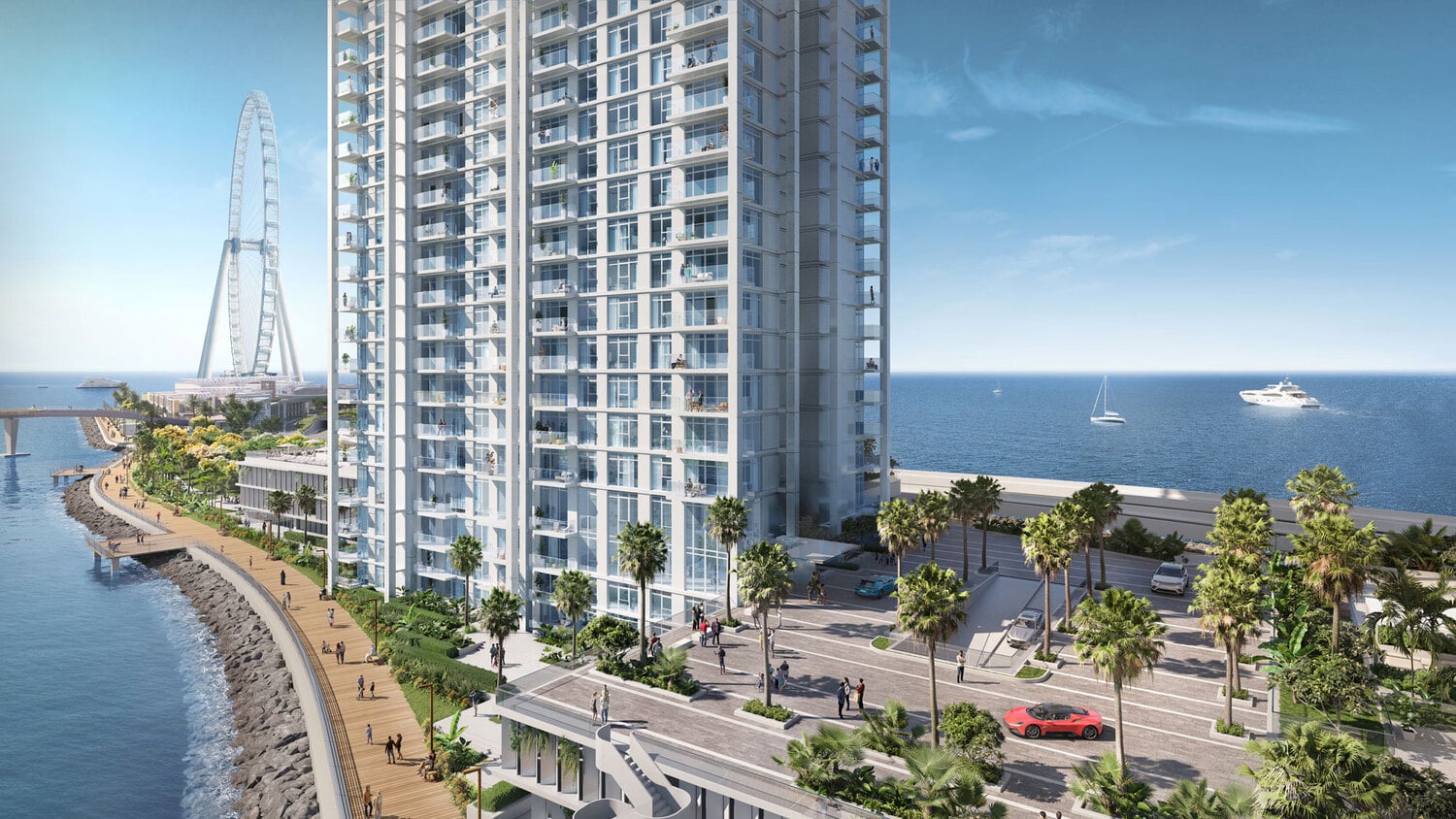 Bluewaters Bay by Meraas, image 1 of 5. Render supplied by developer.