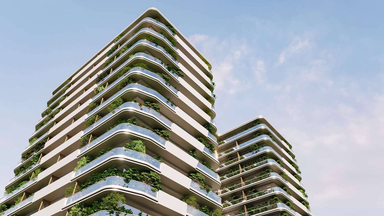 Forest City by Al Helal Al Zahaby Real Estate Development (HZ Development), image 4 of 21. Render supplied by developer.