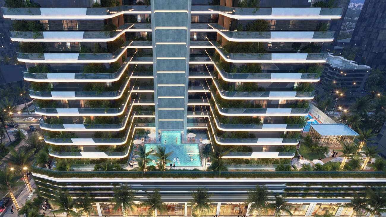 Forest City by Al Helal Al Zahaby Real Estate Development (HZ Development), image 5 of 21. Render supplied by developer.