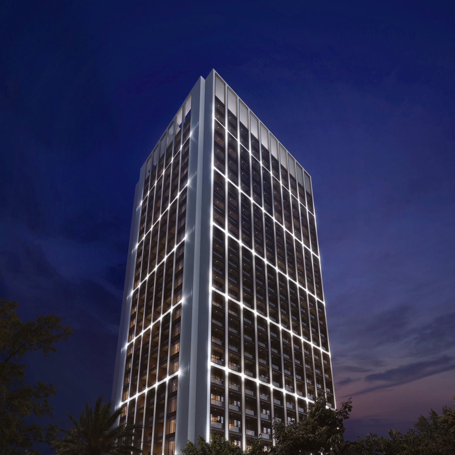Binghatti Moonlight, image 1 of 14. Render supplied by developer.