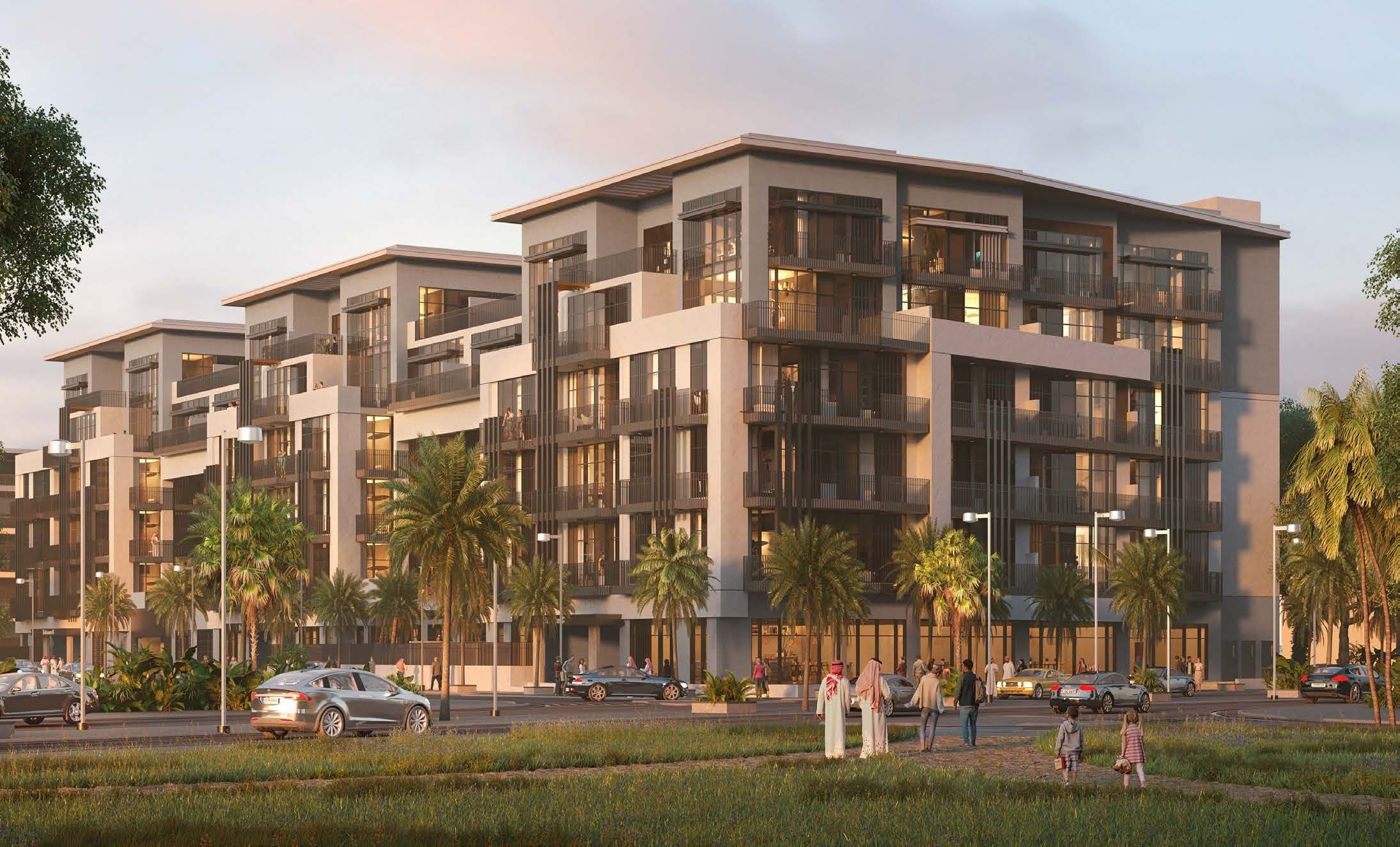 Parkwood Residences by AG Properties, JVC (Jumeirah Village Circle). Render supplied by developer.