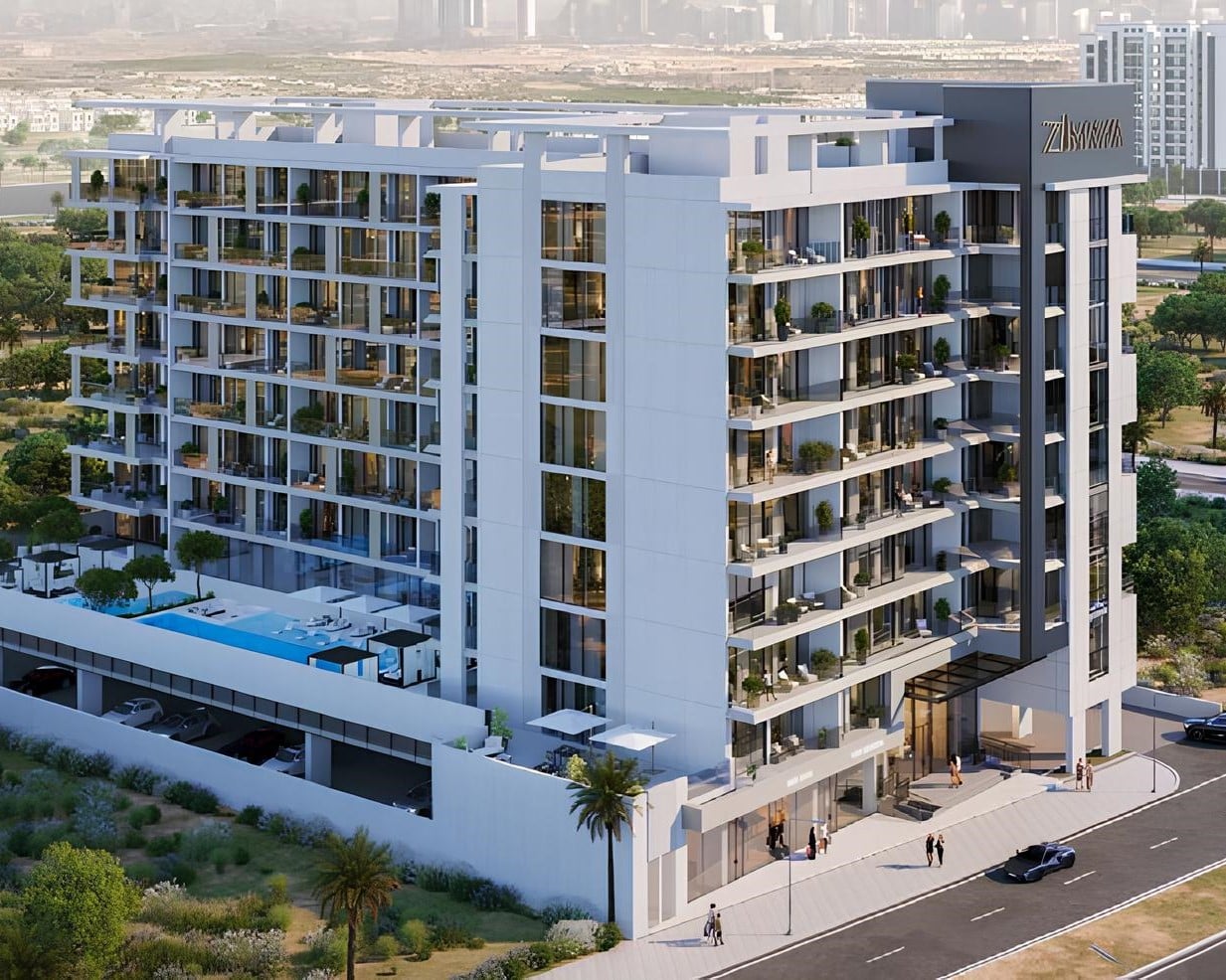Belle Vie by Zimaya Properties, image 1 of 10. Render supplied by developer.