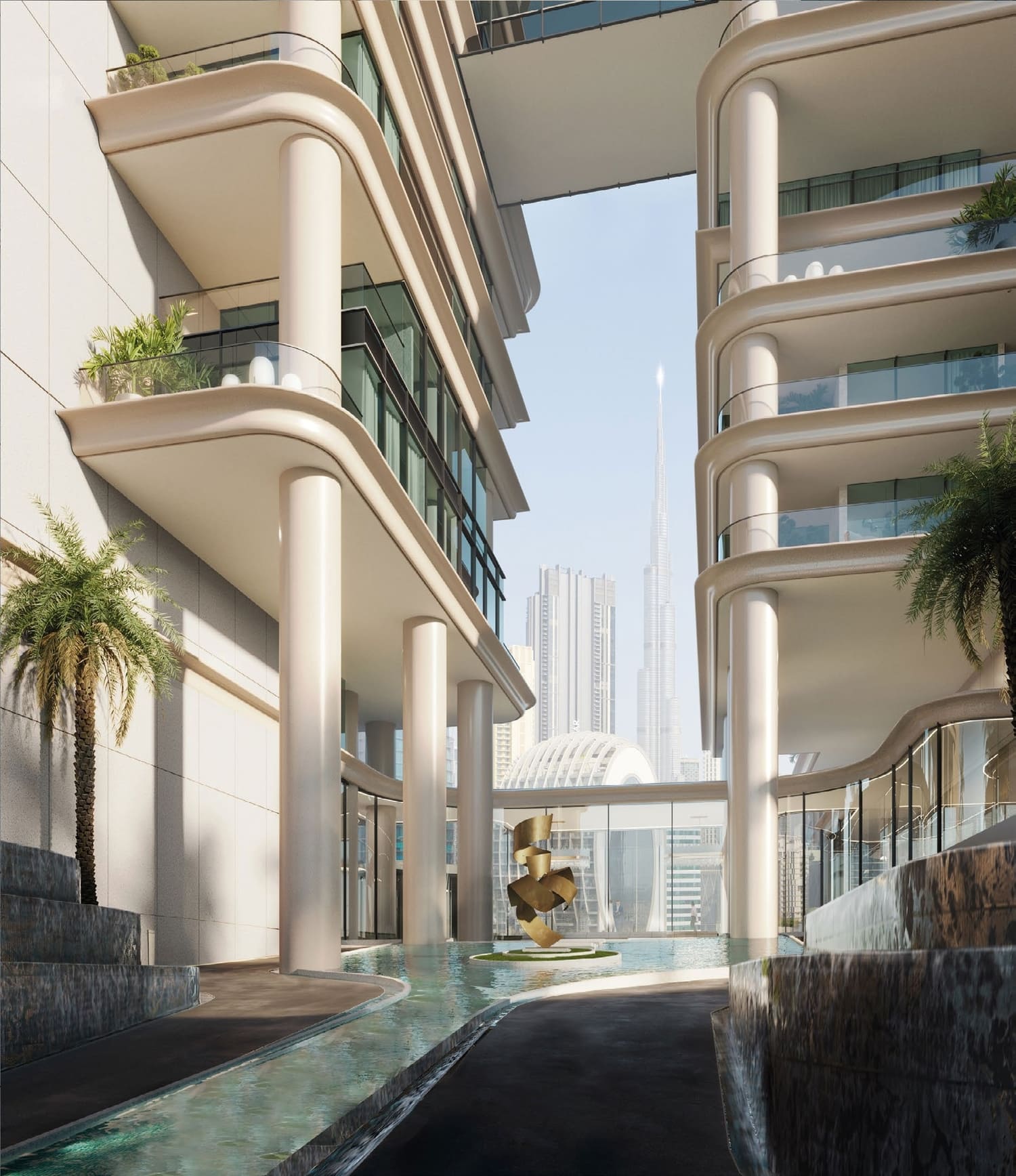 Vela Viento by Omniyat Properties, image 7 of 15. Render supplied by developer.