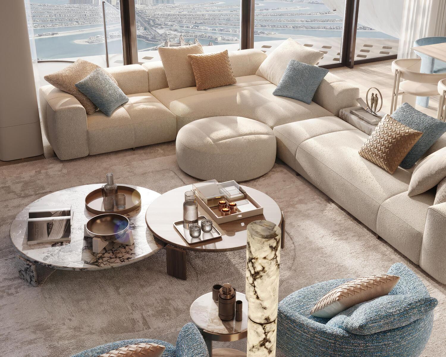 The Alba Residences by Omniyat, image 13 of 26. Render supplied by developer.