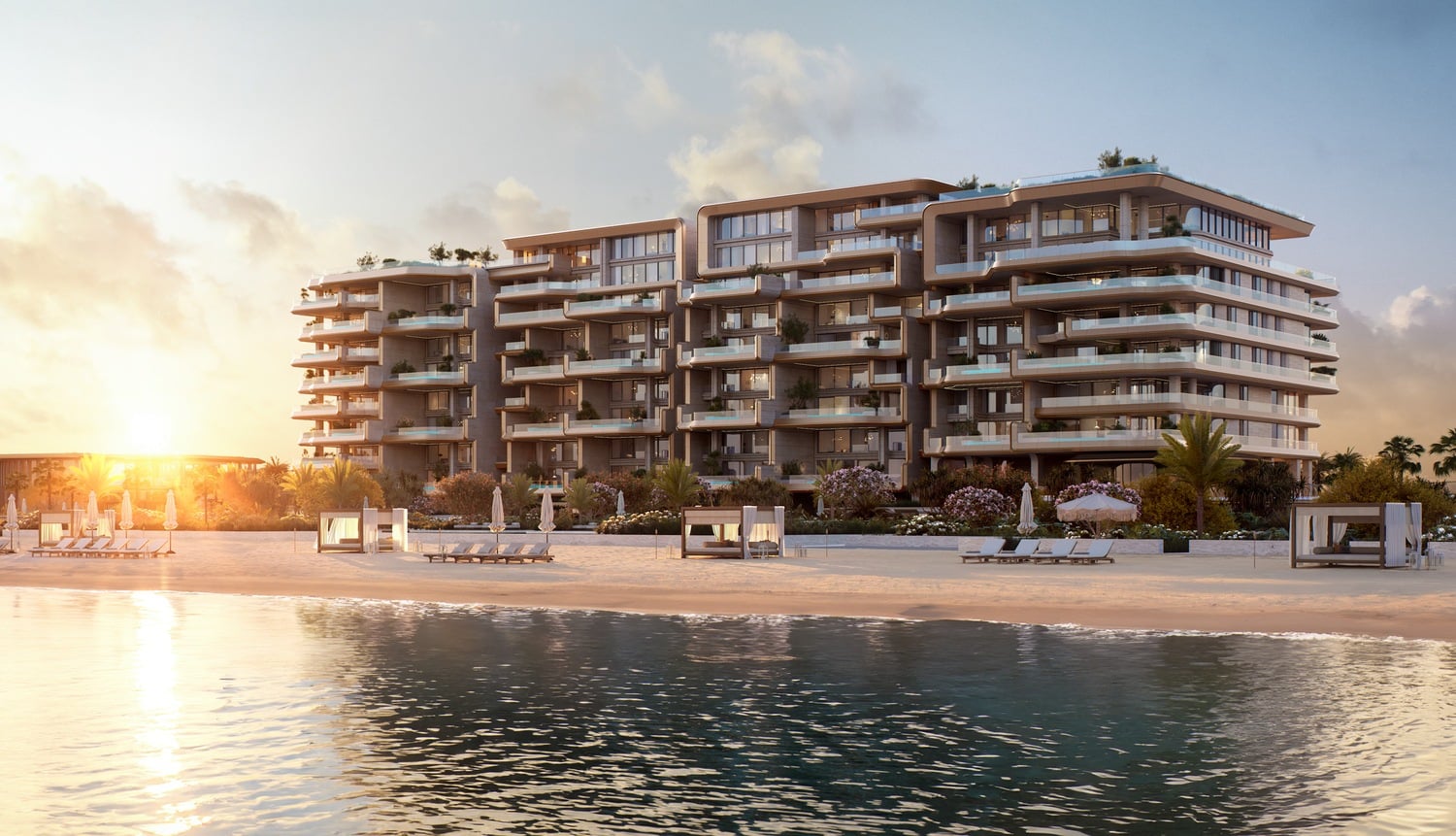 The Alba Residences by Omniyat, image 3 of 26. Render supplied by developer.