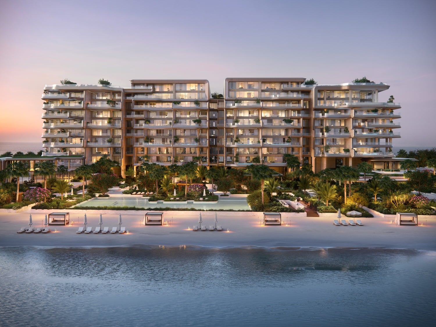 The Alba Residences by Omniyat, image 5 of 26. Render supplied by developer.