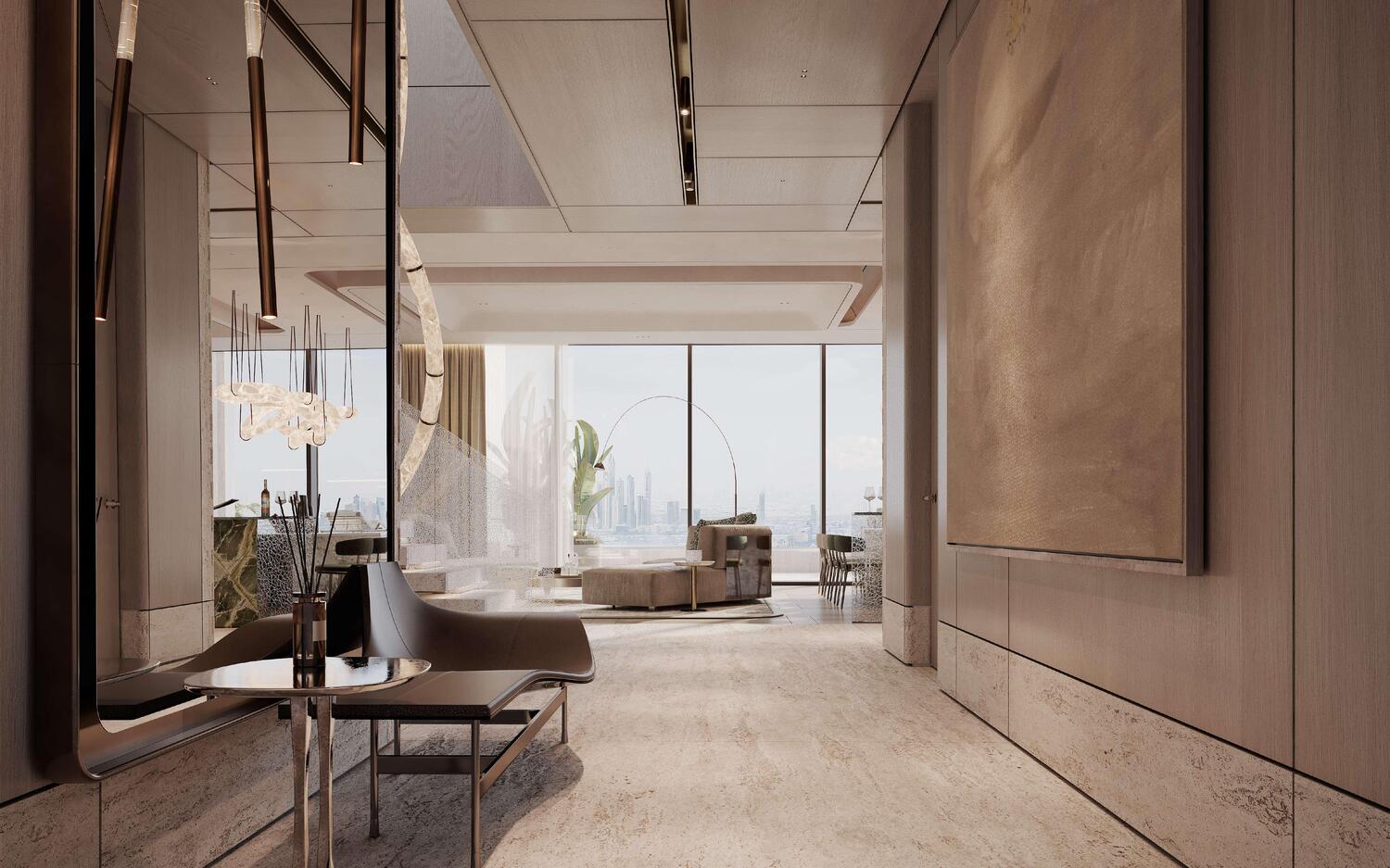 The Alba Residences by Omniyat, image 16 of 26. Render supplied by developer.