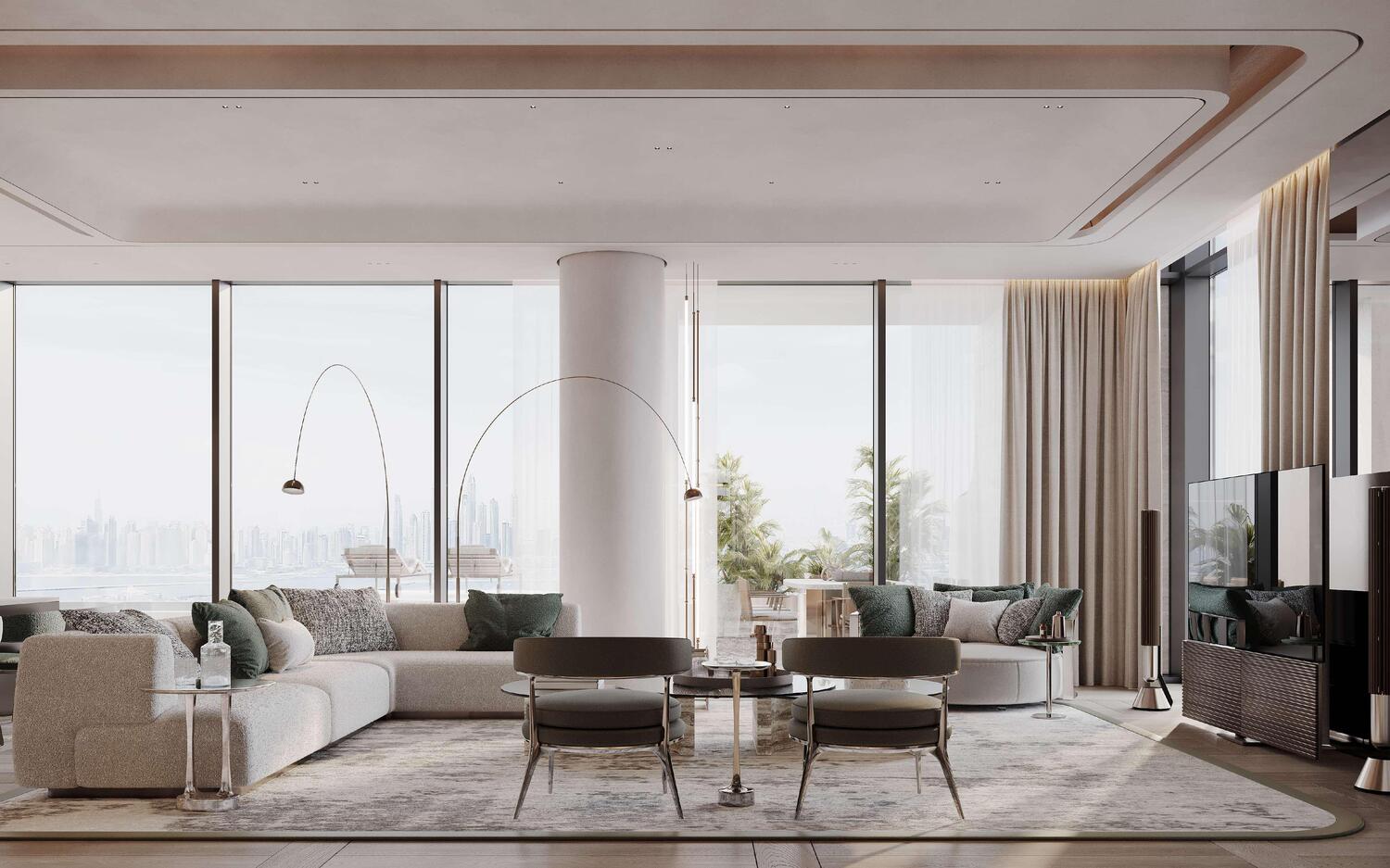 The Alba Residences by Omniyat, image 17 of 26. Render supplied by developer.
