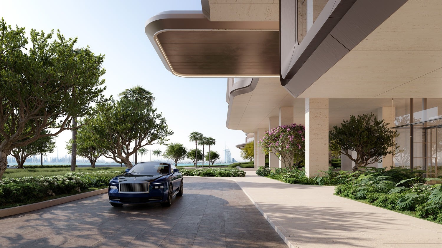 The Alba Residences by Omniyat, image 6 of 26. Render supplied by developer.