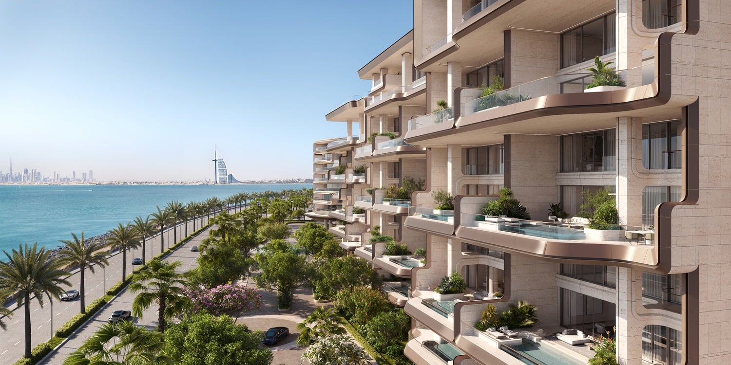 The Alba Residences by Omniyat, image 7 of 26. Render supplied by developer.