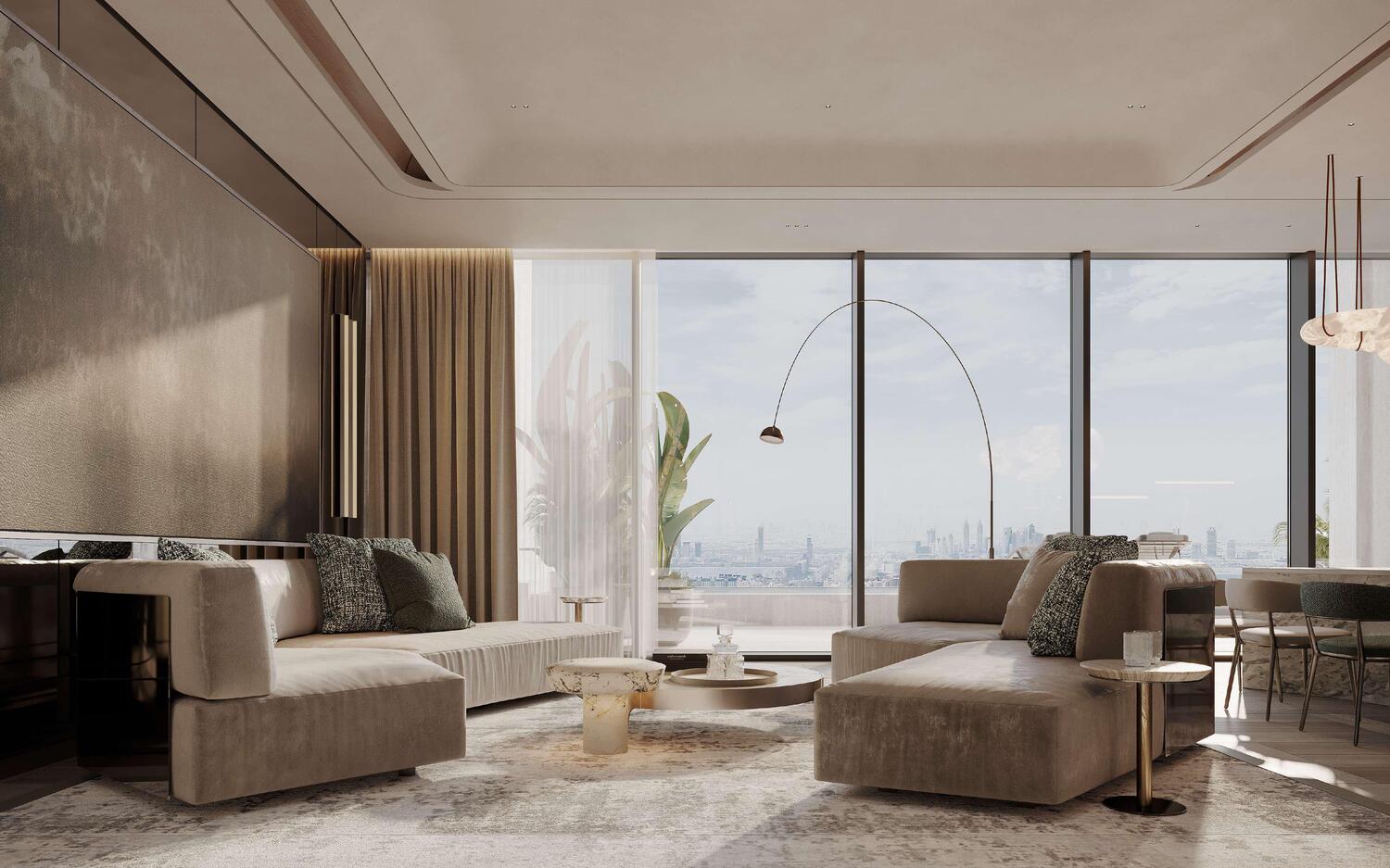 The Alba Residences by Omniyat, image 18 of 26. Render supplied by developer.
