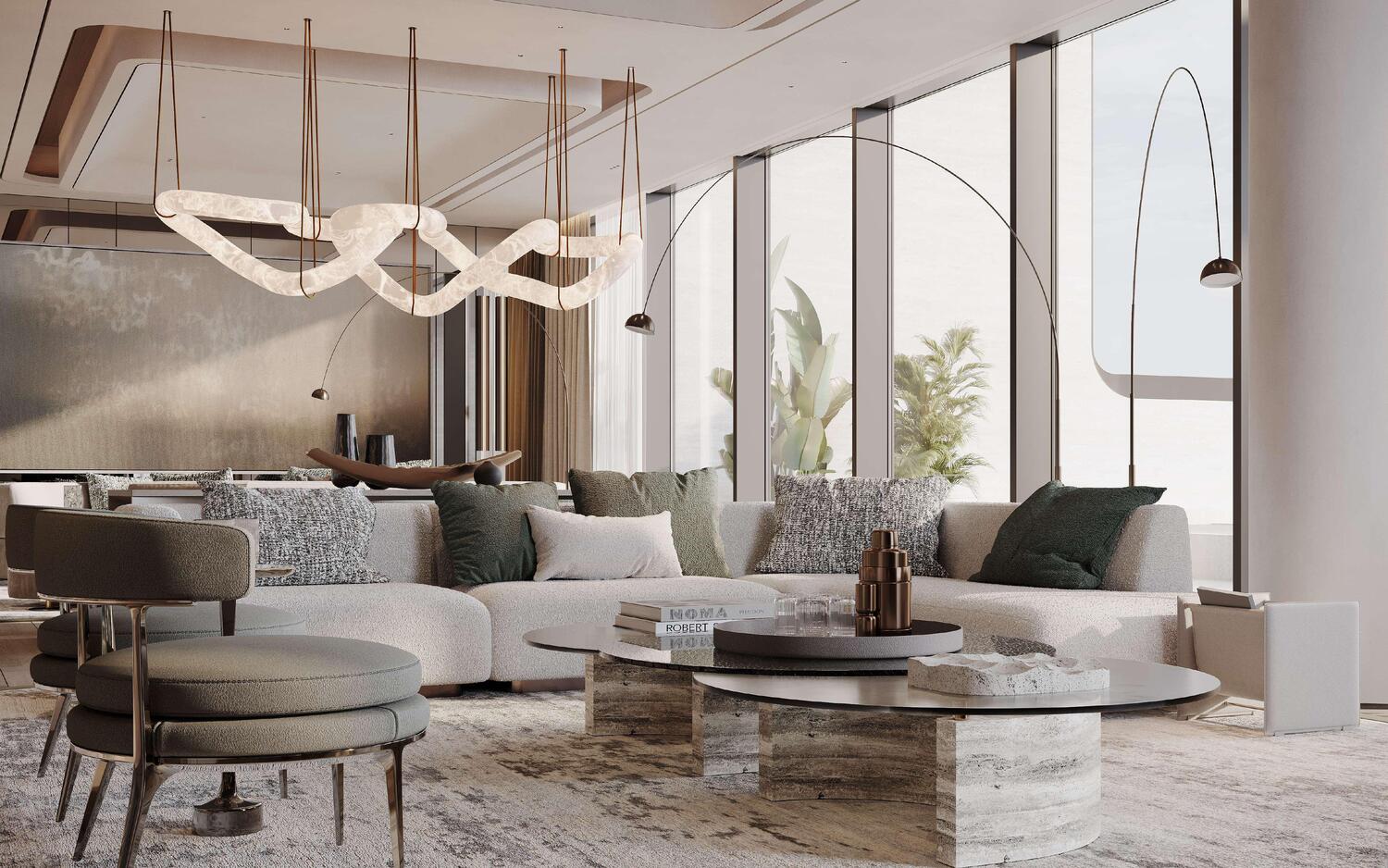 The Alba Residences by Omniyat, image 19 of 26. Render supplied by developer.