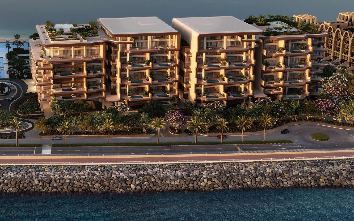The Alba Residences by Omniyat, image 11 of 26. Render supplied by developer.