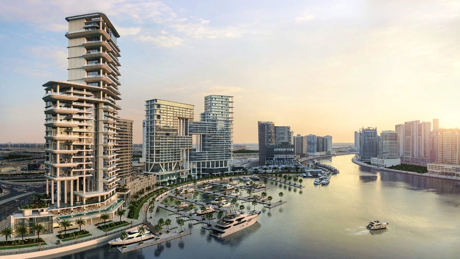 Vela Dorchester Collection by Omniyat Properties, image 1 of 18. Render supplied by developer.