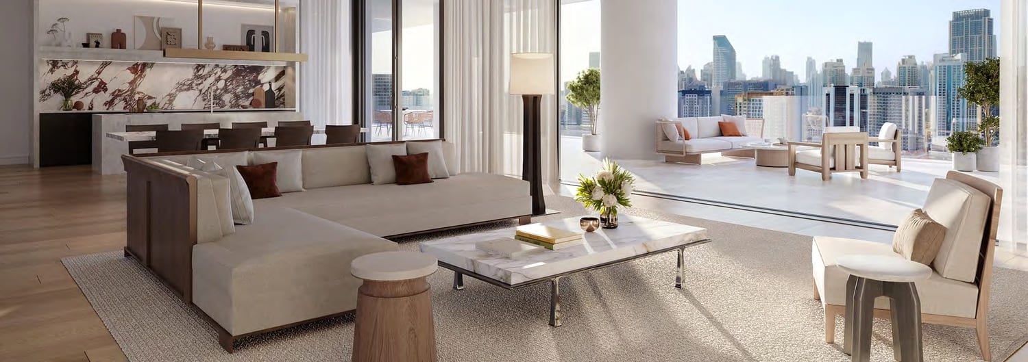 Vela Dorchester Collection by Omniyat Properties, image 12 of 18. Render supplied by developer.