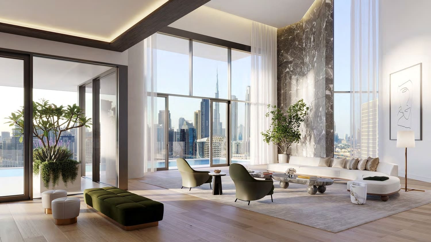 Vela Dorchester Collection by Omniyat Properties, image 13 of 18. Render supplied by developer.
