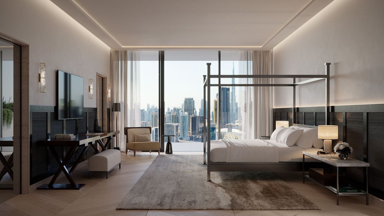 Vela Dorchester Collection by Omniyat Properties, image 14 of 18. Render supplied by developer.