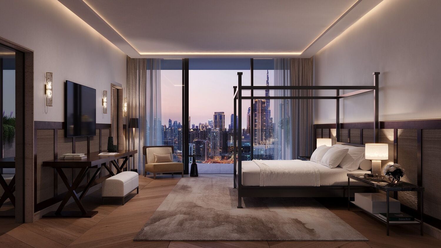 Vela Dorchester Collection by Omniyat Properties, image 15 of 18. Render supplied by developer.
