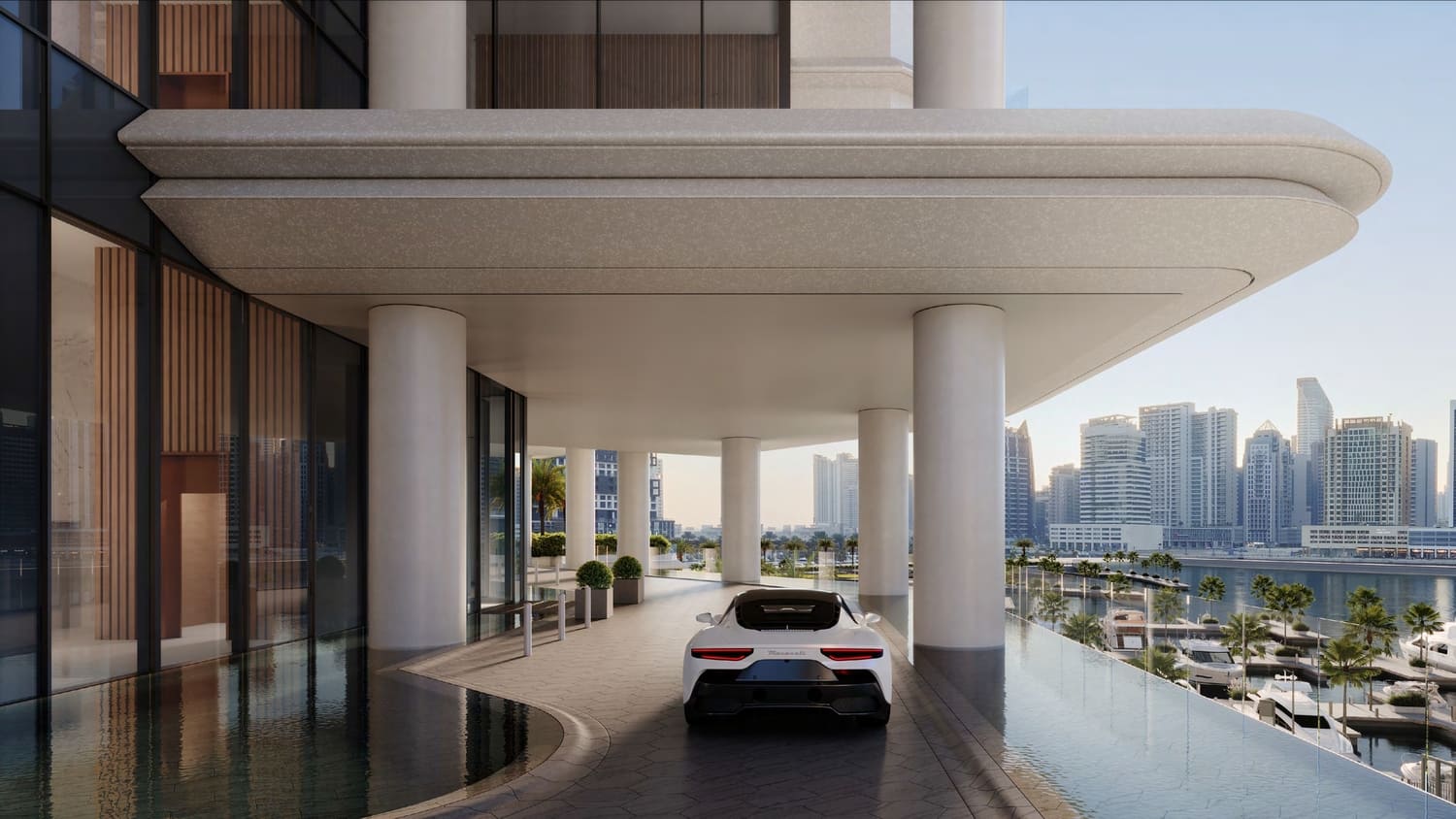 Vela Dorchester Collection by Omniyat Properties, image 6 of 18. Render supplied by developer.