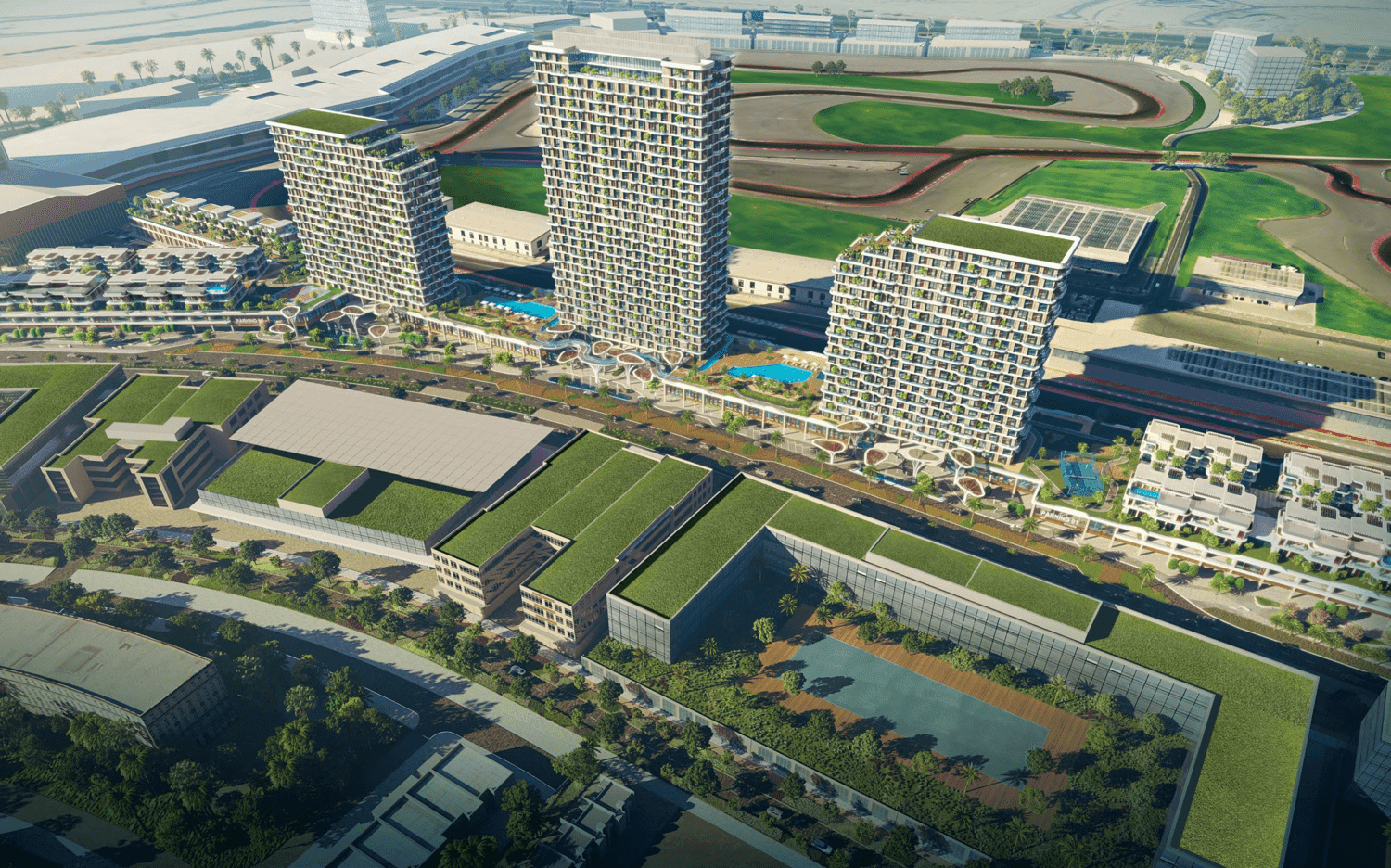 Takaya by Union Properties, image 2 of 17. Render supplied by developer.