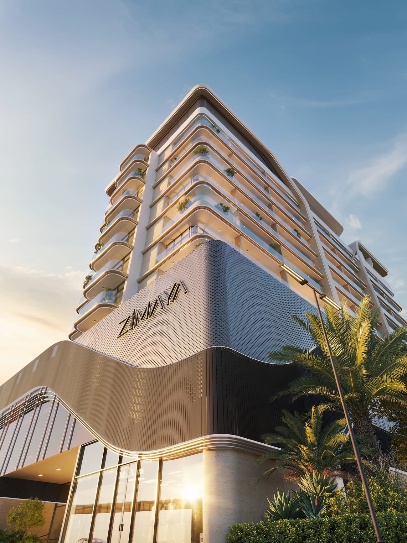 Celeste Heights by Zimaya Properties, image 3 of 14. Render supplied by developer.
