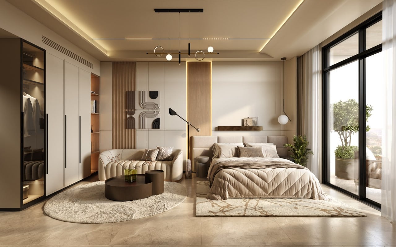 Oasis Residences by Al Helal Al Zahaby Real Estate Development (HZ Development), image 6 of 9. Render supplied by developer.