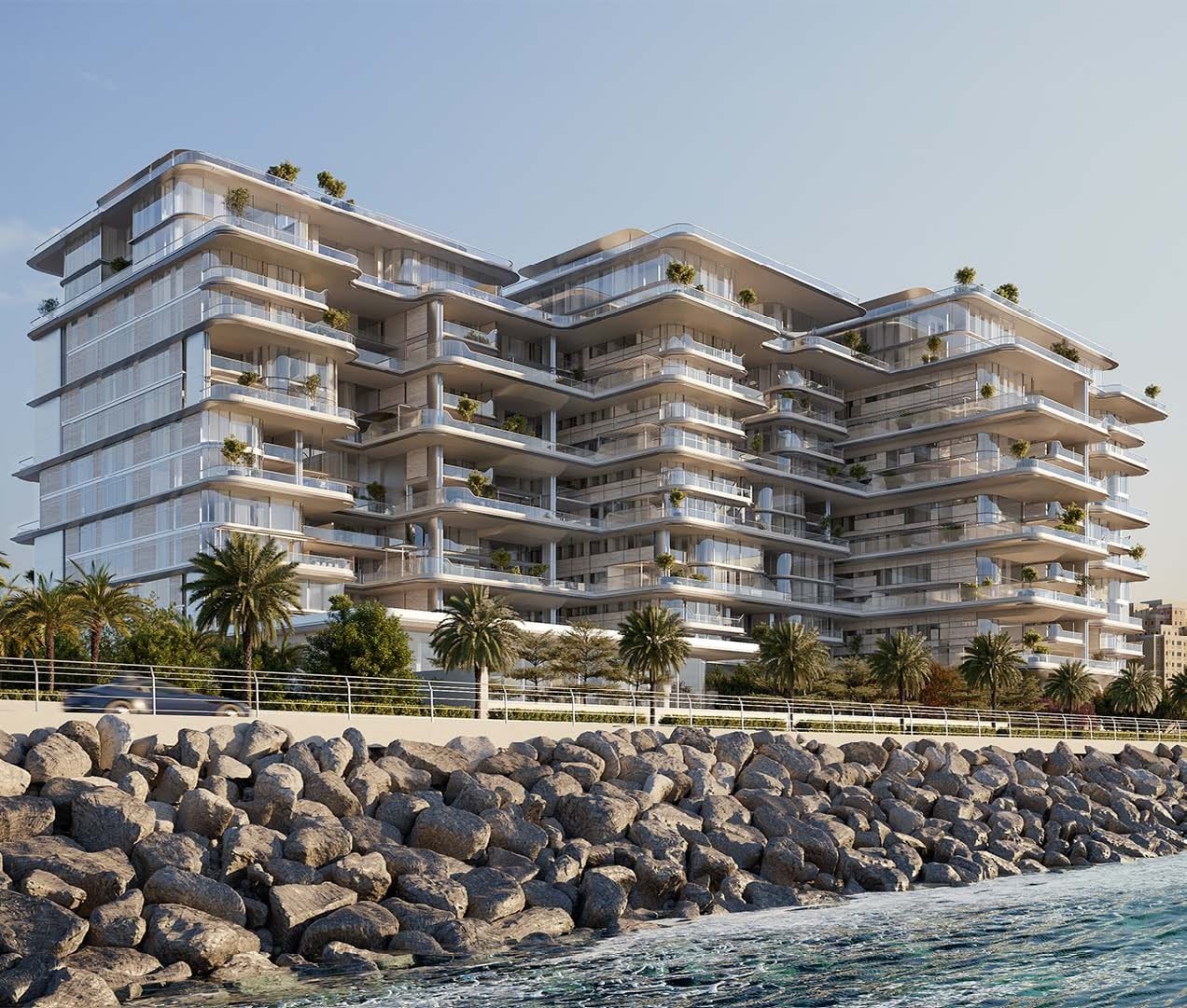 Orla Dorchester Collection by Omniyat Properties, image 1 of 9. Render supplied by developer.
