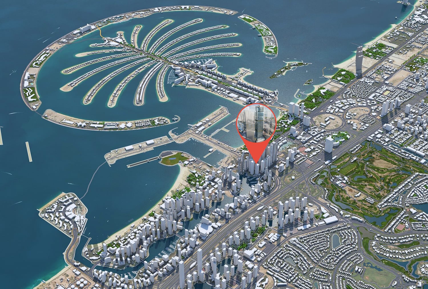 Kempinski Marina Residences by ABA Group, image 11 of 12. Render supplied by developer.