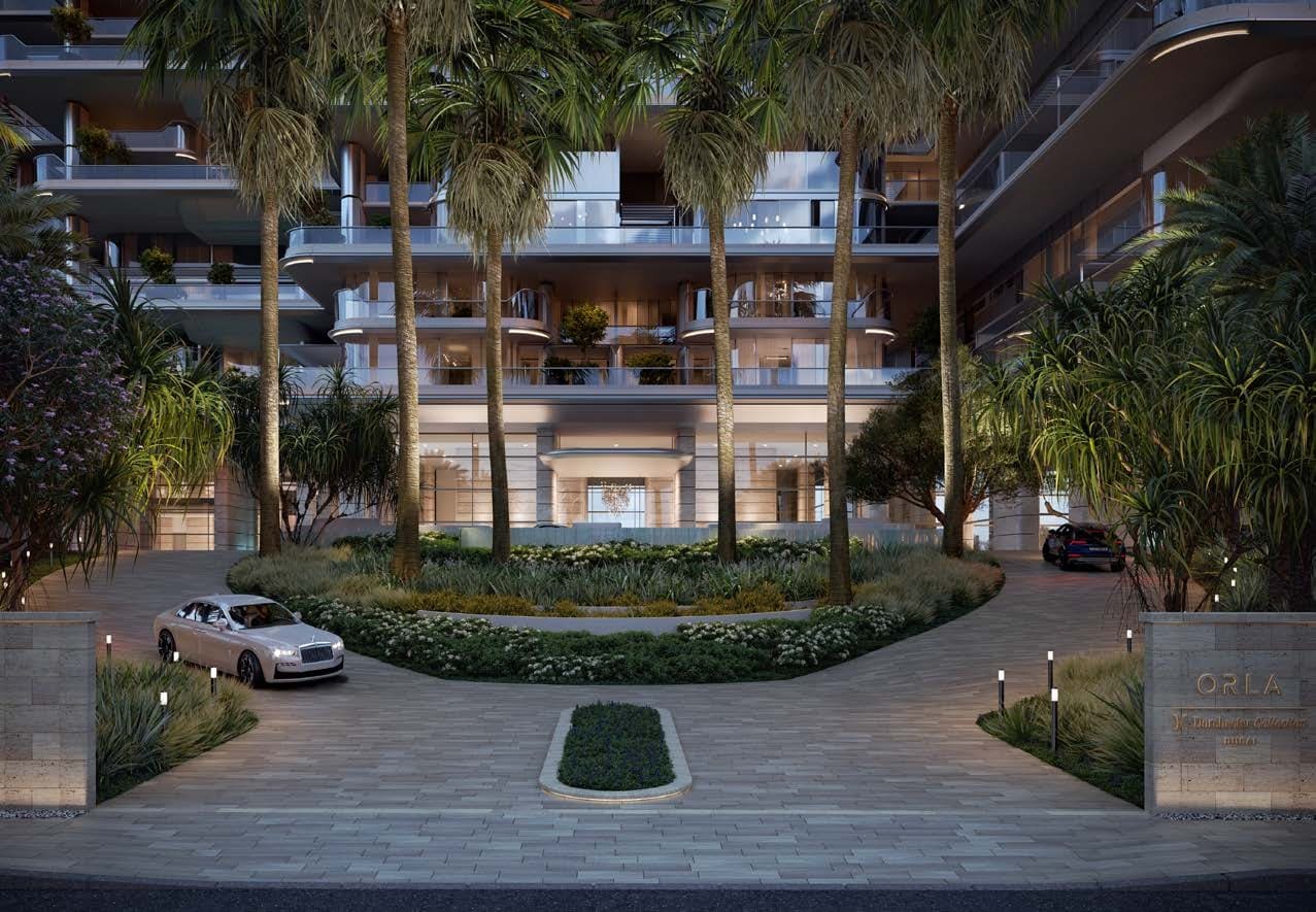 Orla Dorchester Collection by Omniyat Properties, image 3 of 9. Render supplied by developer.