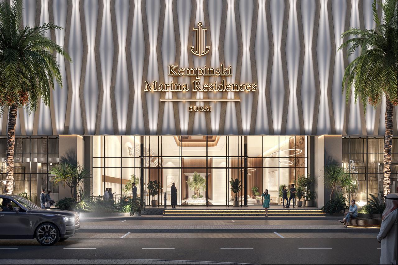 Kempinski Marina Residences by ABA Group in Dubai Marina, render supplied by developer