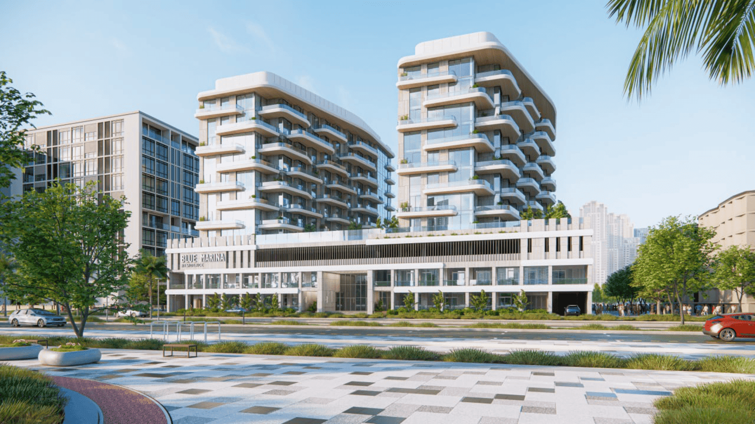 Blue Marina Residence by Shakirov Developments, image 5 of 26. Render supplied by developer.