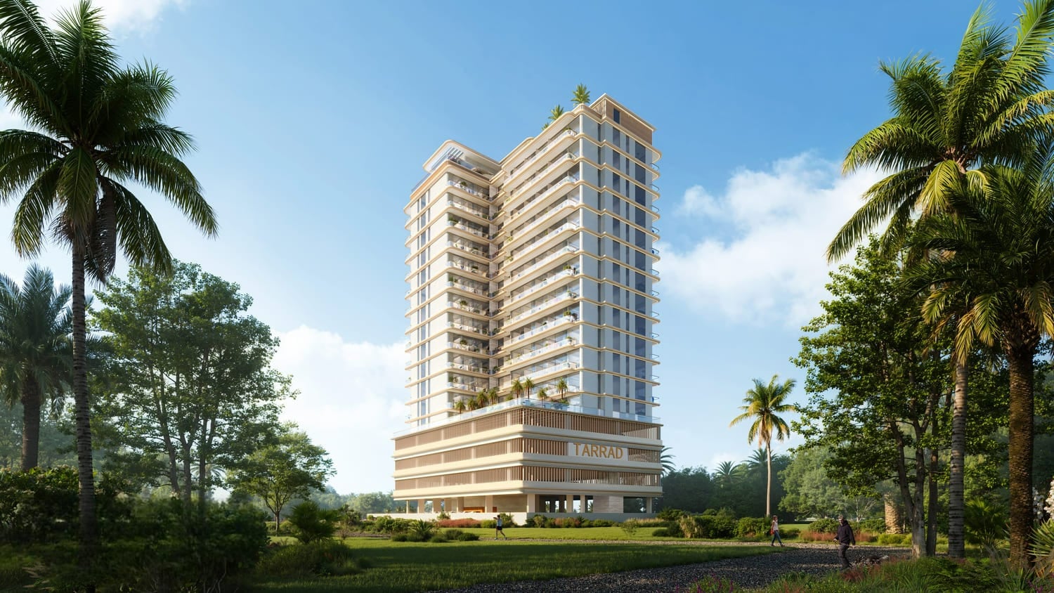 Celesto Tower by Saeed Tarrad Real Estate Development, image 1 of 8. Render supplied by developer.