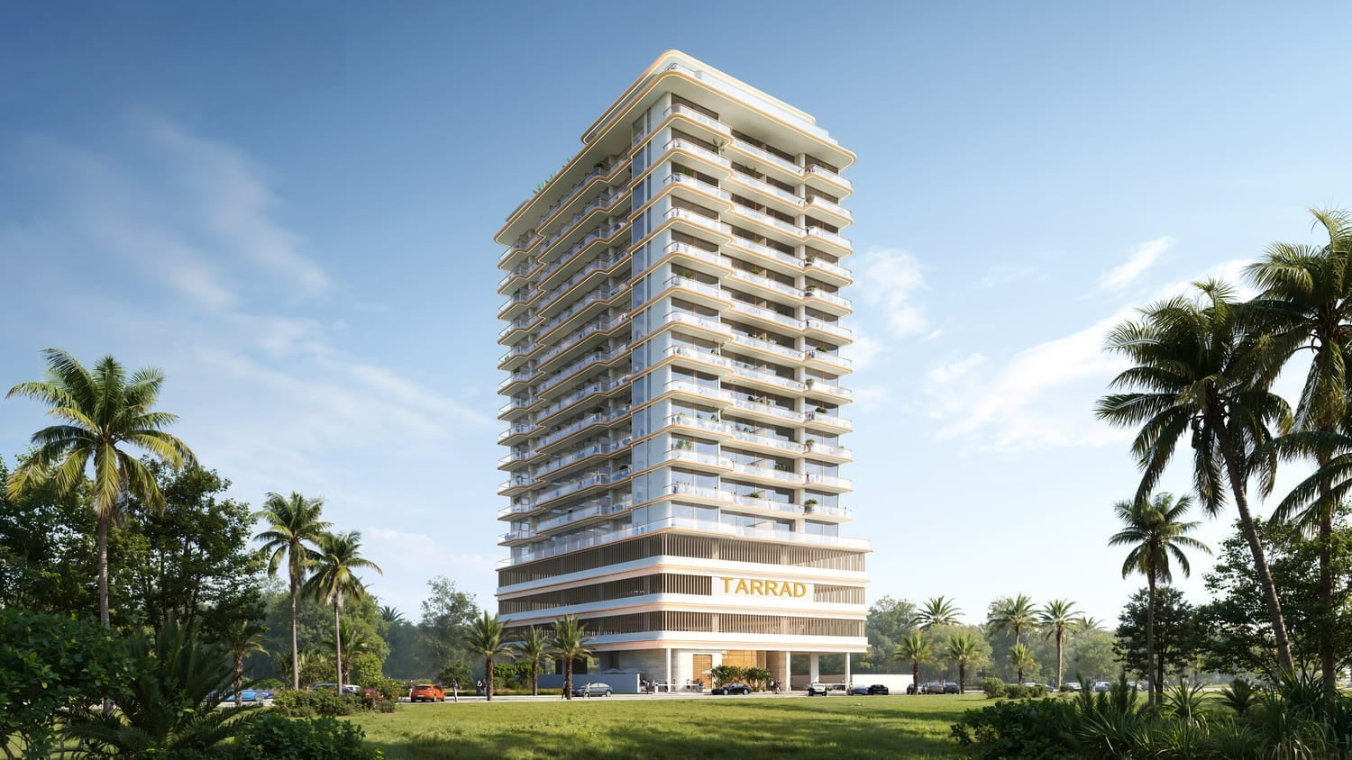 Celesto Tower by Saeed Tarrad Real Estate Development in Dubailand Residence Complex, render supplied by developer
