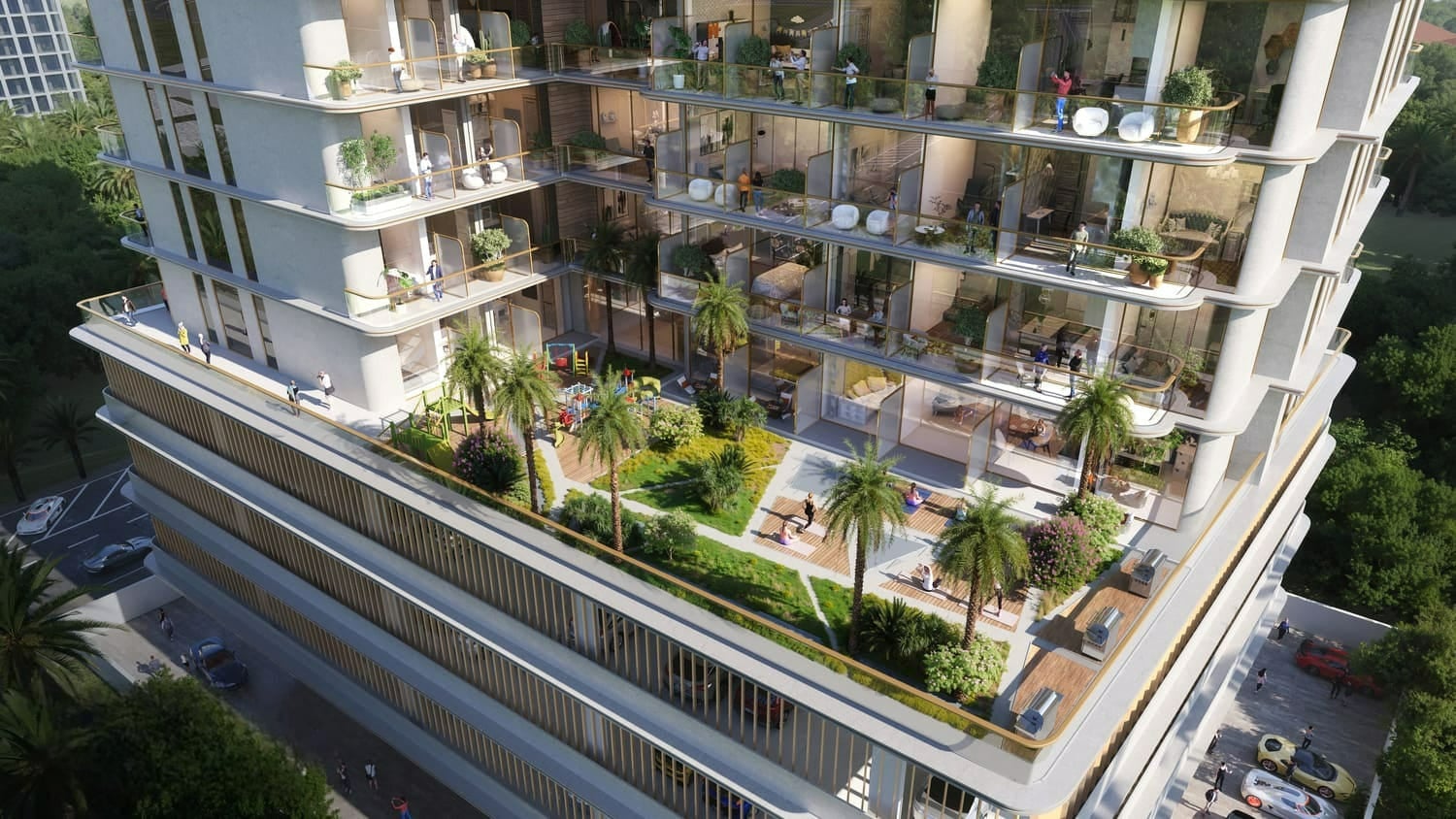 Celesto Tower by Saeed Tarrad Real Estate Development, image 2 of 8. Render supplied by developer.