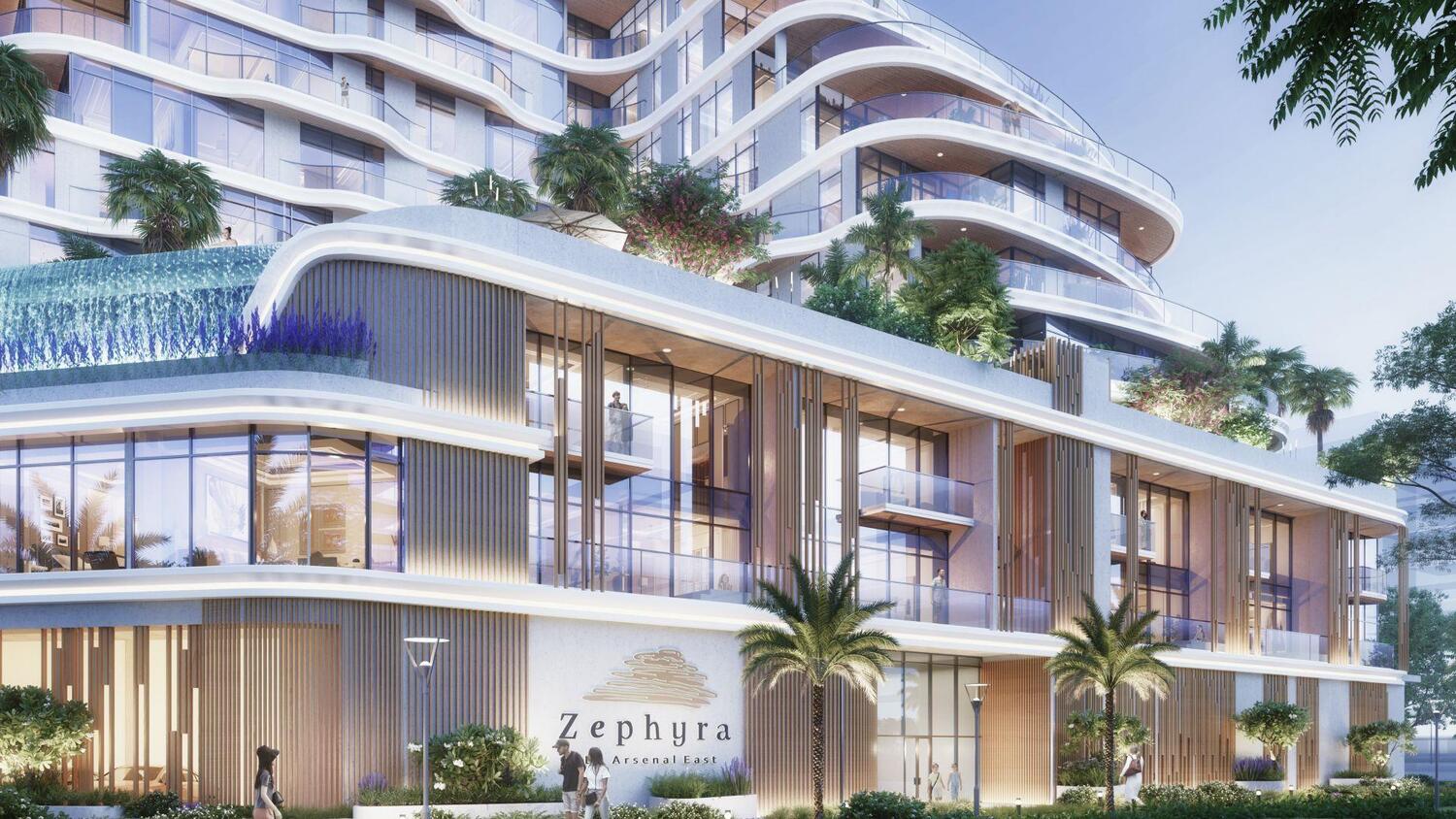 Zephyra Residences by Arsenal East Real Estate Development, image 4 of 12. Render supplied by developer.