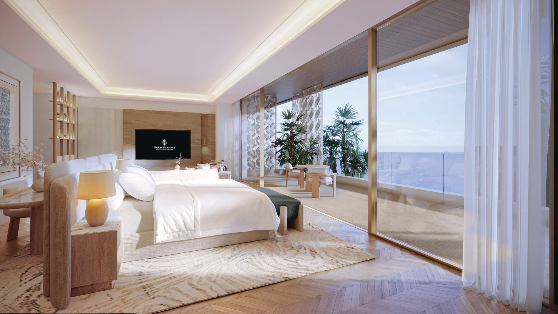 Four Seasons Private Residences Saadiyat Island by ALAIN, image 6 of 8. Render supplied by developer.