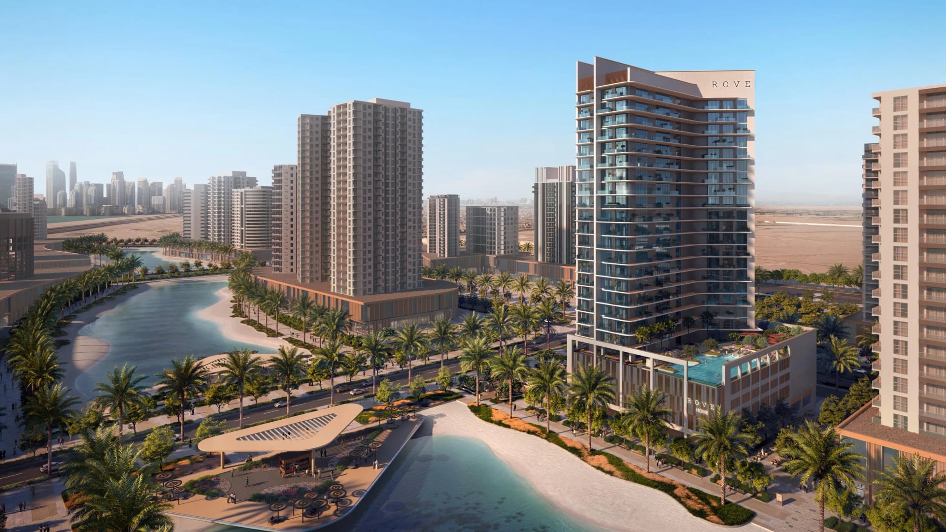 Rove Home Meydan Horizon by ALAIN, image 1 of 17. Render supplied by developer.