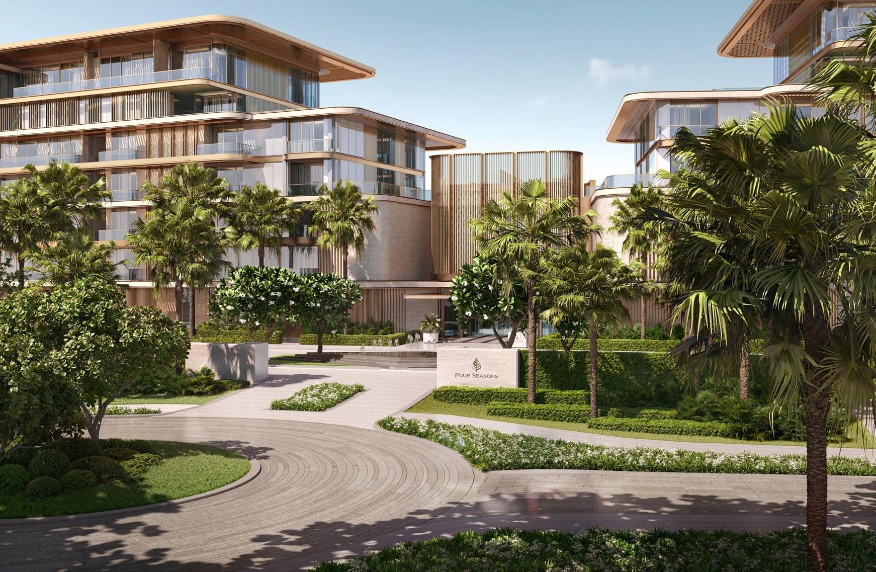 Four Seasons Private Residences Saadiyat Island by ALAIN, image 4 of 8. Render supplied by developer.