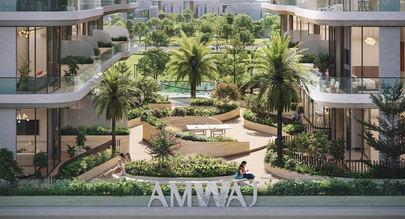 Gate Eleven by AMWAJ Development, image 1 of 18. Render supplied by developer.