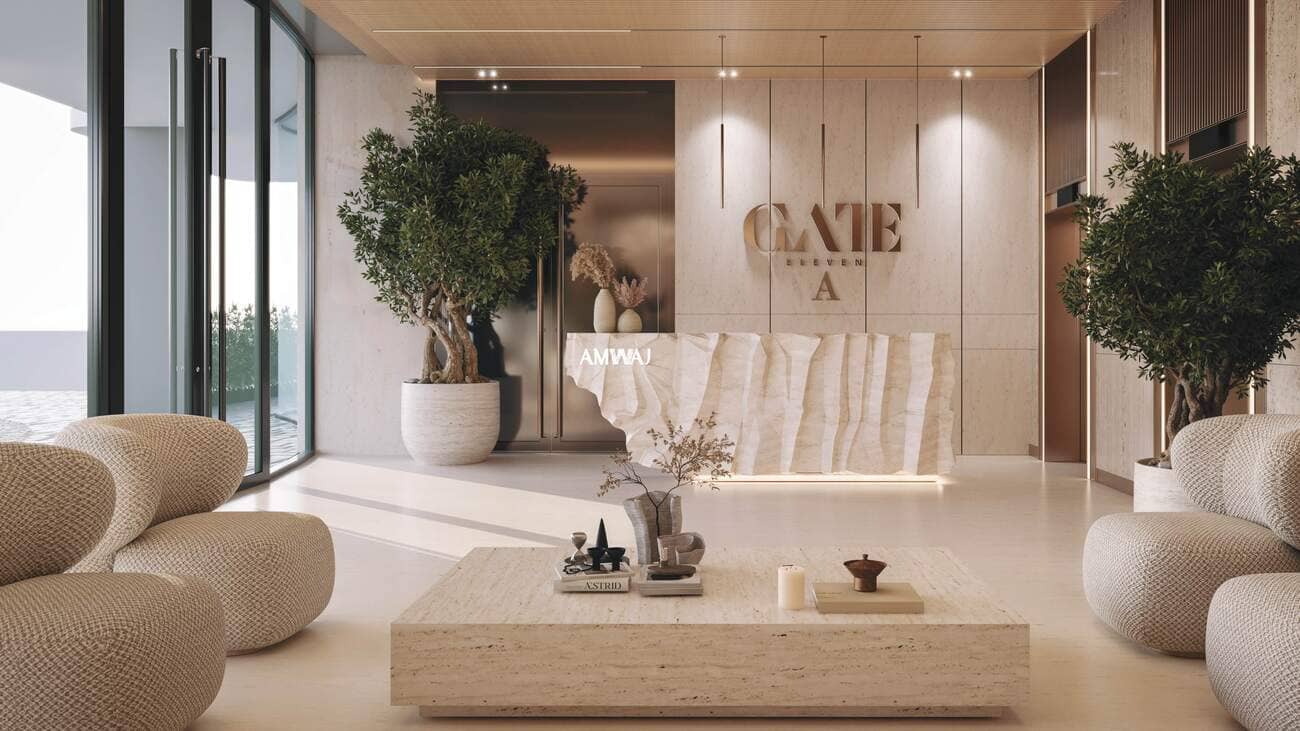 Gate Eleven by AMWAJ Development, image 17 of 18. Render supplied by developer.