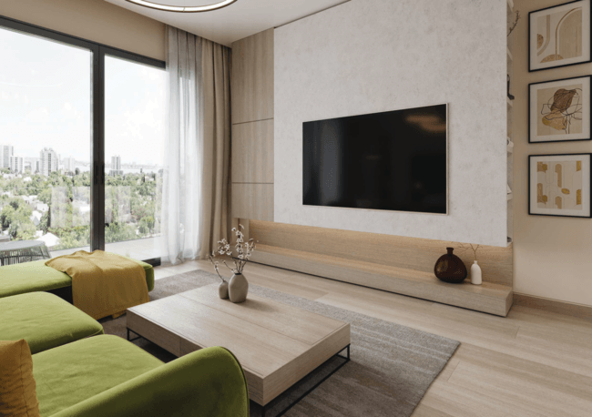 The Cube Residences by AMWAJ Development, image 8 of 13. Render supplied by developer.
