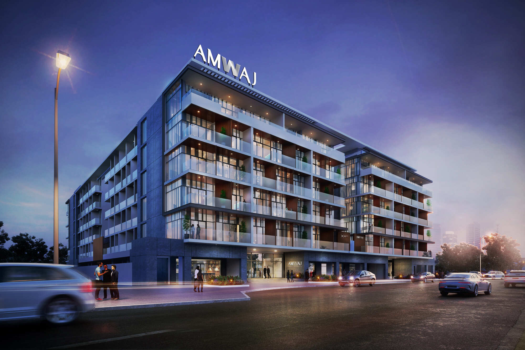 Starlight Park by AMWAJ Development, image 2 of 18. Render supplied by developer.