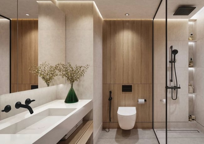The Cube Residences by AMWAJ Development, image 9 of 13. Render supplied by developer.