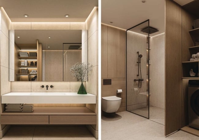 The Cube Residences by AMWAJ Development, image 10 of 13. Render supplied by developer.