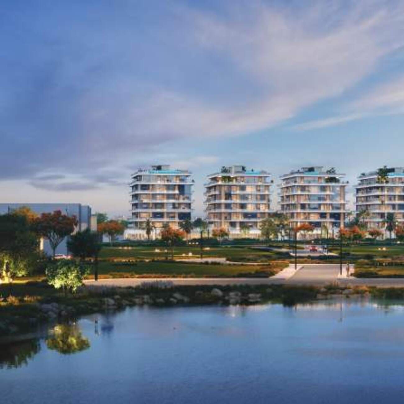 Gate Eleven by AMWAJ Development, image 3 of 18. Render supplied by developer.