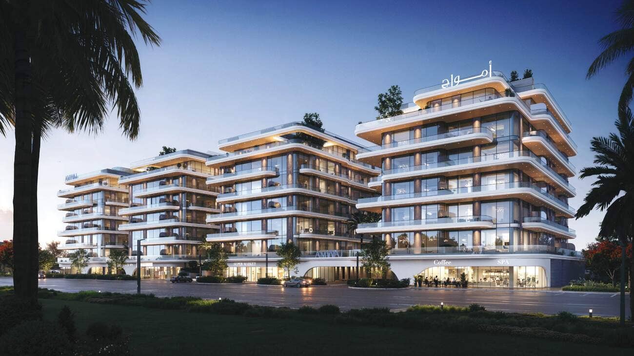 Gate Eleven by AMWAJ Development, Wadi Al Safa 3. Render supplied by developer.