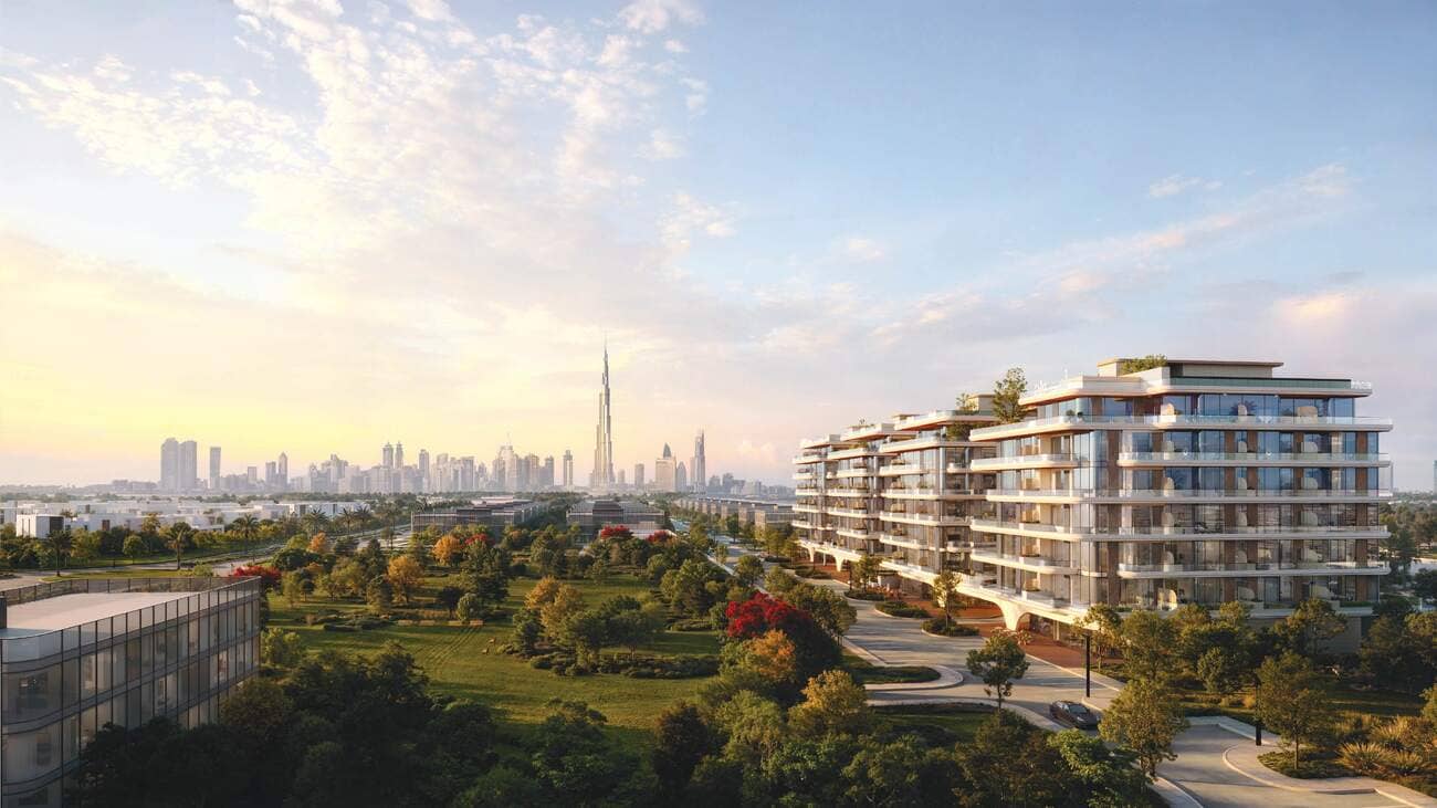 Gate Eleven by AMWAJ Development, image 4 of 18. Render supplied by developer.