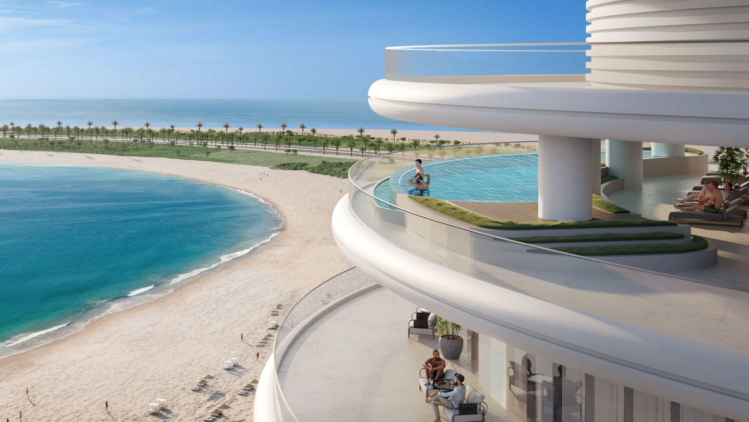La Mer by Elie Saab, image 7 of 22. Render supplied by developer.